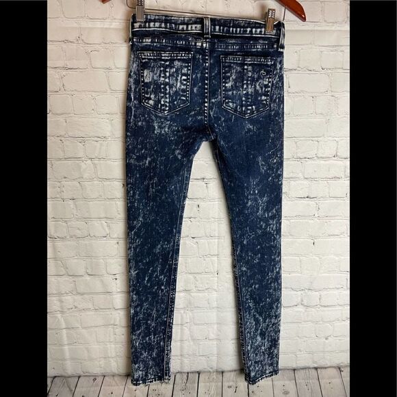 rag & bone The Skinny Acid Wash Jeans 25 - Picture 12 of 14